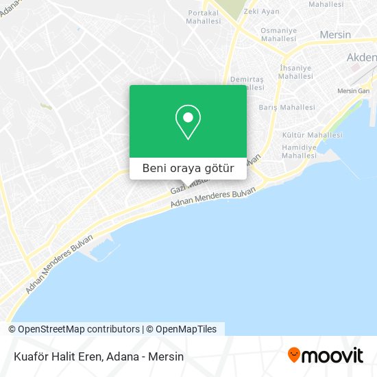 Kuaför Halit Eren harita