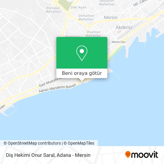 Diş Hekimi Onur Saral harita