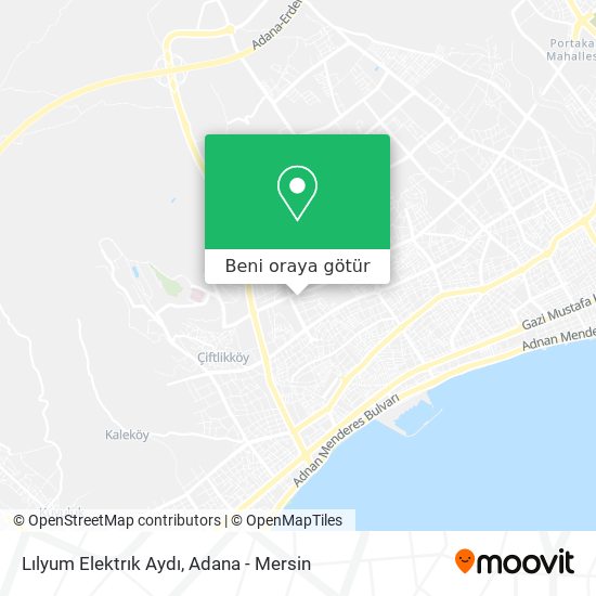 Lılyum Elektrık Aydı harita