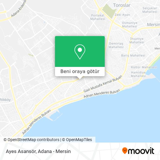 Ayes Asansör harita