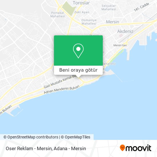 Oser Reklam - Mersin harita