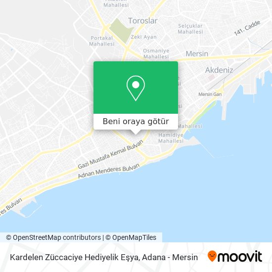 Kardelen Züccaciye Hediyelik Eşya harita