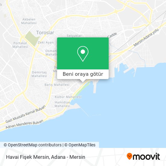 Havai Fişek Mersin harita