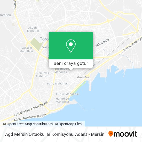 Agd Mersin Ortaokullar Komisyonu harita