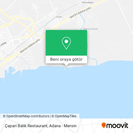 Çapari Balık Restaurant harita