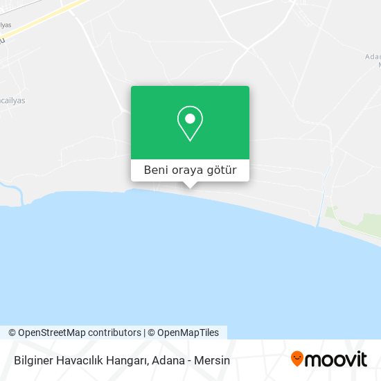 Bilginer Havacılık Hangarı harita