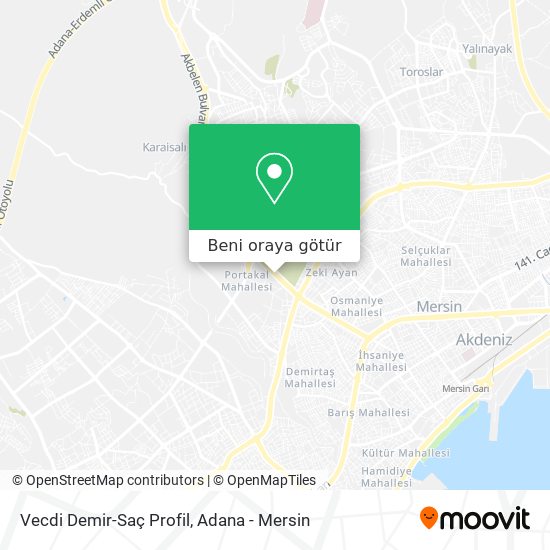 Vecdi Demir-Saç Profil harita