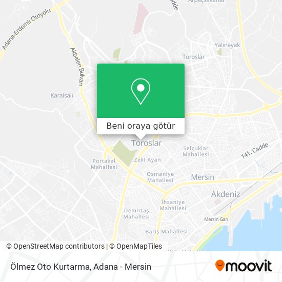Ölmez Oto Kurtarma harita