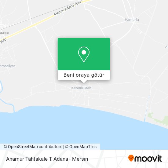 Anamur Tahtakale T harita