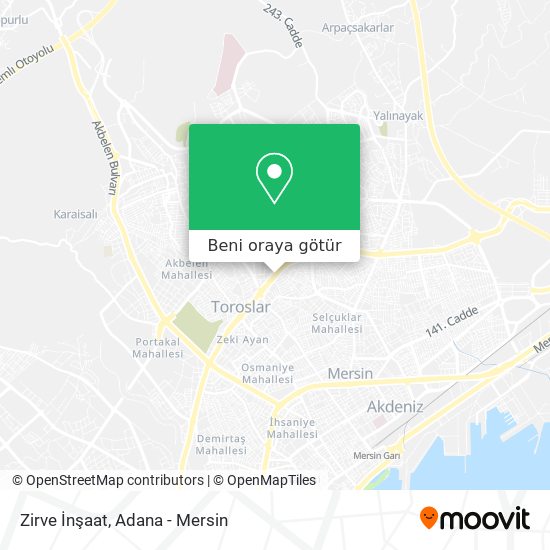 Zirve İnşaat harita