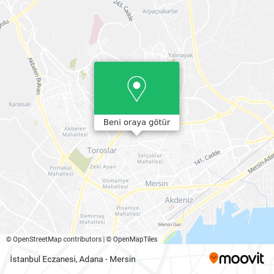 İstanbul Eczanesi harita