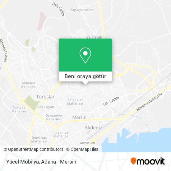Yücel Mobilya harita