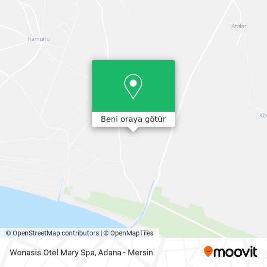 Wonasis Otel Mary Spa harita