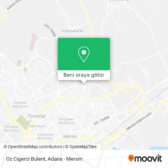 Oz Cigerci Bulent harita