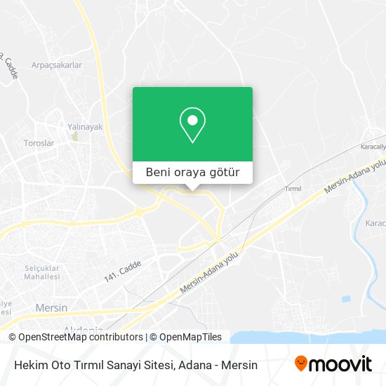 Hekim Oto Tırmıl Sanayi Sitesi harita