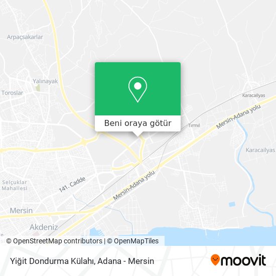 Yiğit Dondurma Külahı harita
