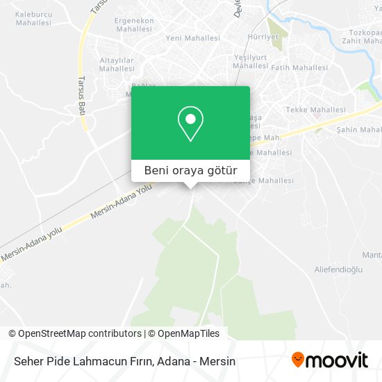 Seher Pide Lahmacun Fırın harita