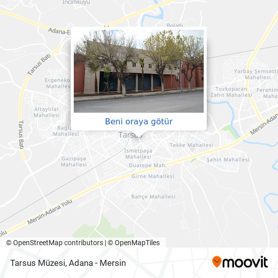 Tarsus Müzesi harita