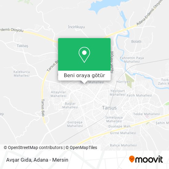 Avşar Gıda harita