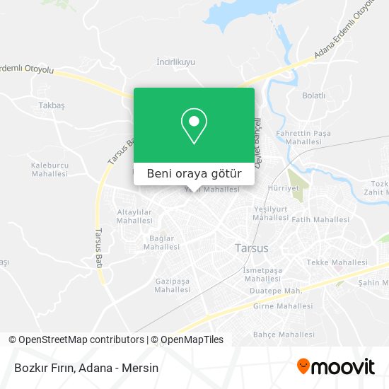 Bozkır Fırın harita