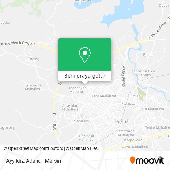 Ayyıldız harita