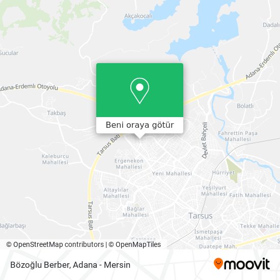 Bözoğlu Berber harita