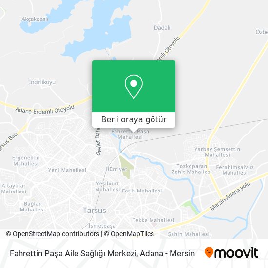 Fahrettin Paşa Aile Sağlığı Merkezi harita