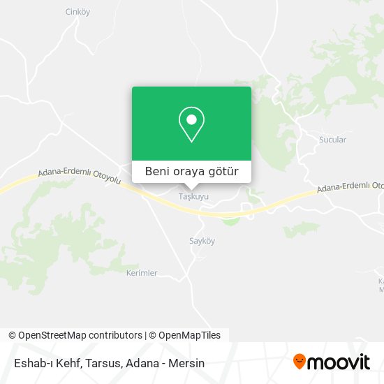 Eshab-ı Kehf, Tarsus harita