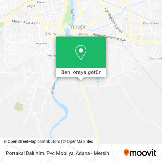 Portakal Dalı Alm. Pvc Mobilya harita