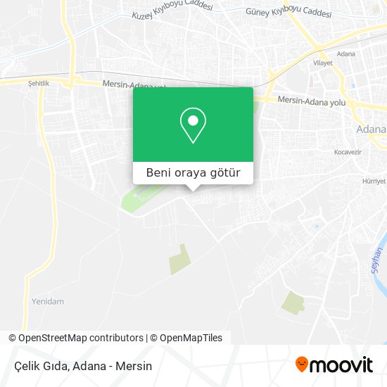 Çelik Gıda harita