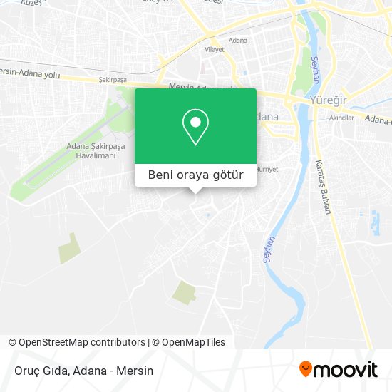 Oruç Gıda harita