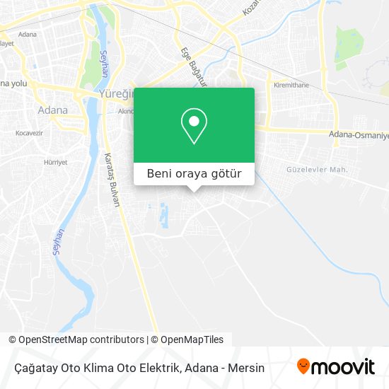 Çağatay Oto Klima Oto Elektrik harita