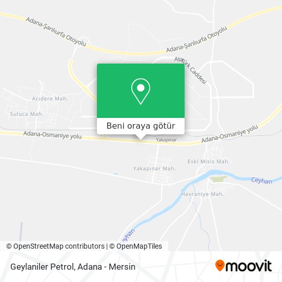 Geylaniler Petrol harita
