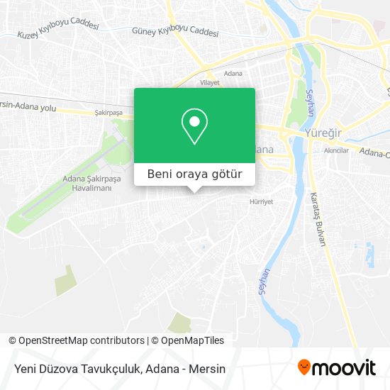 Yeni Düzova Tavukçuluk harita