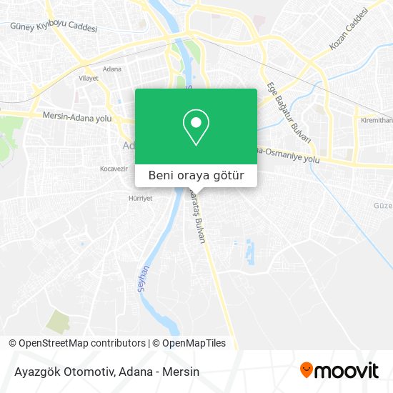 Ayazgök Otomotiv harita