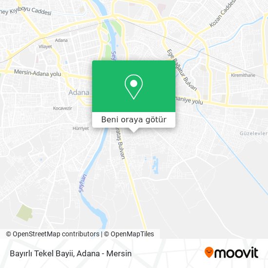 Bayırlı Tekel Bayii harita