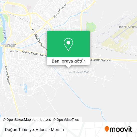 Doğan Tuhafiye harita