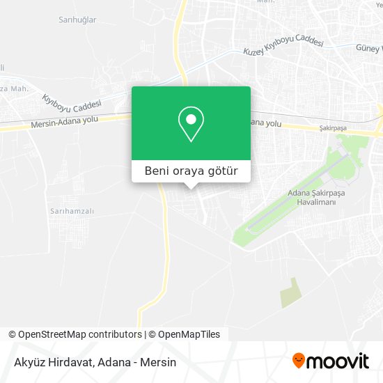 Akyüz Hirdavat harita