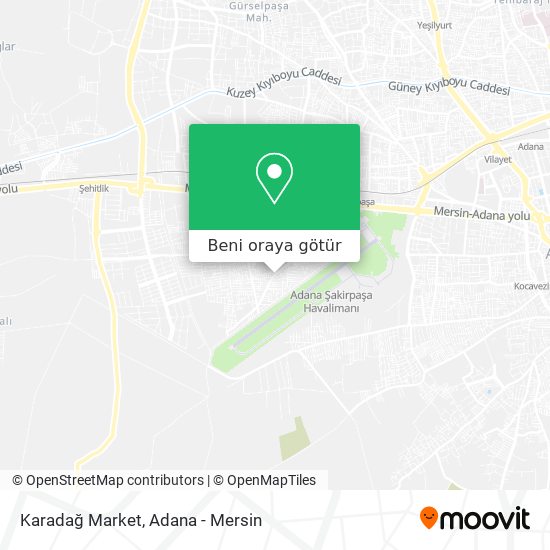 Karadağ Market harita
