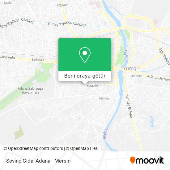 Sevinç Gıda harita