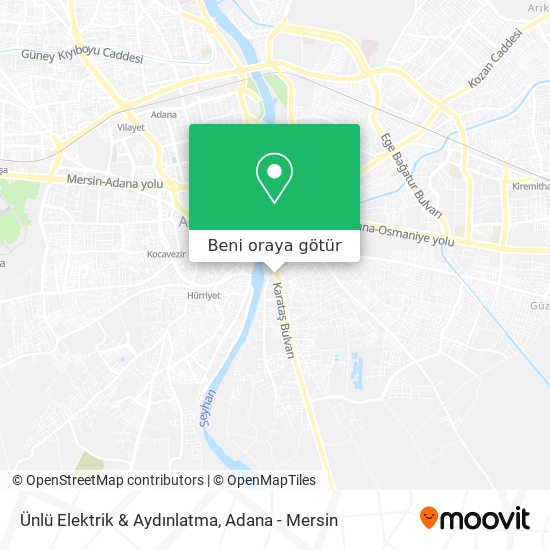 Ünlü Elektrik & Aydınlatma harita