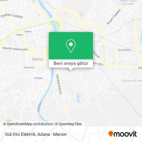 Gül Oto Elektrik harita