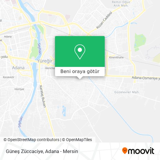 Güneş Züccaciye harita