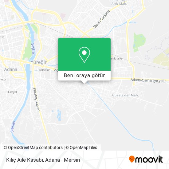 Kılıç Aile Kasabı harita