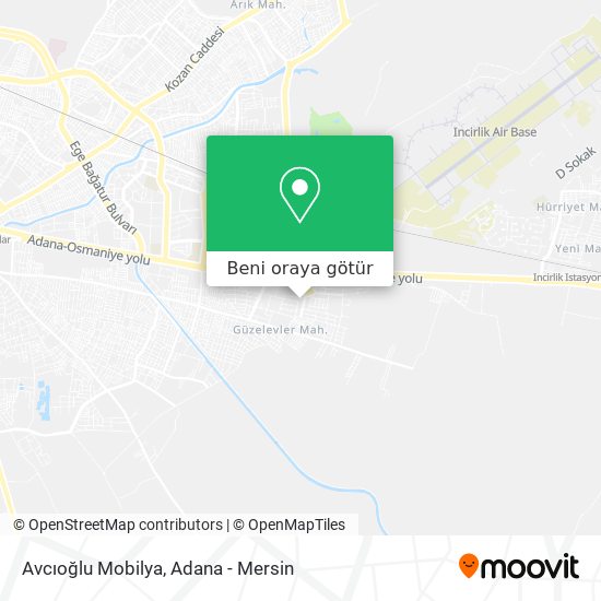 Avcıoğlu Mobilya harita