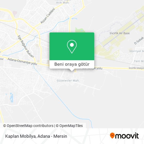 Kaplan Mobilya harita