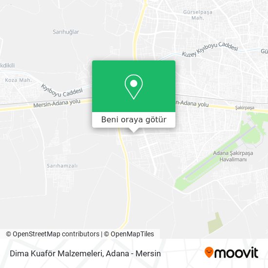 Dima Kuaför Malzemeleri harita