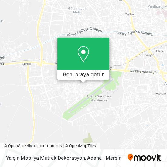 Yalçın Mobilya Mutfak Dekorasyon harita