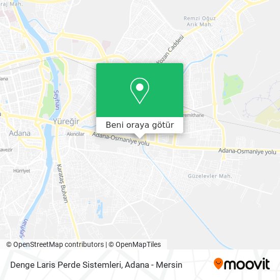 Denge Laris Perde Sistemleri harita