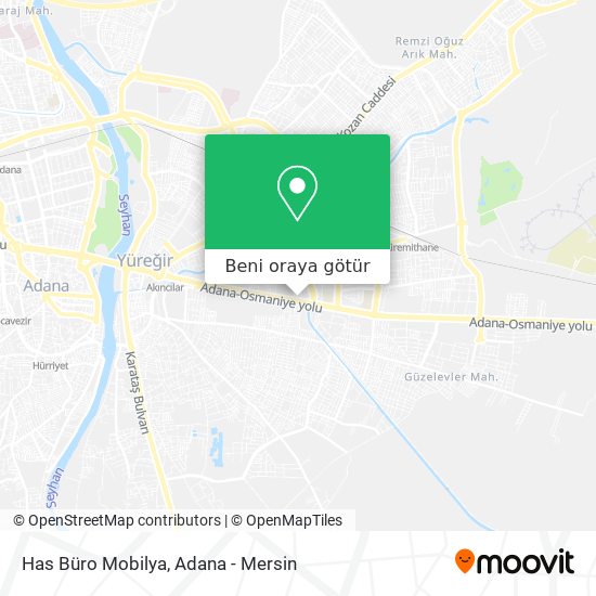 Has Büro Mobilya harita